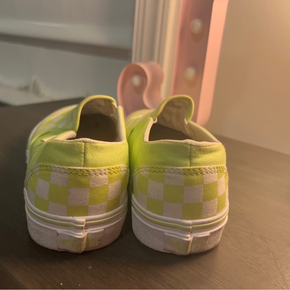 Neon Checkered Vans - Picture 4 of 6